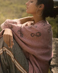 Kinga Csilla Speckle Liric Chunky Knit Jumper Pink