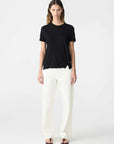 Bassike Regular Classic Short Sleeve T Shirt Black