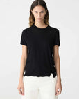 Bassike Regular Classic Short Sleeve T Shirt Black