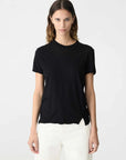 Bassike Regular Classic Short Sleeve T Shirt Black