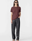 Bassike Classic T Shirt Cocoa