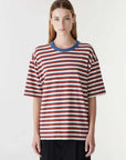 Bassike Universal Stripe Boxy T Shirt