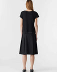 Bassike Slub Heritage T Shirt Black