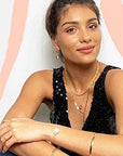 Misuzi Emmy Baroque Pearl Bracelet Gold