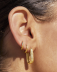 Arms of Eve Farrah Link Earrings Gold