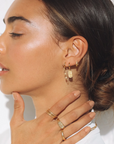 Arms Of Eve Paloma Huggie Earrings Gold