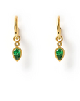 Arms Of Eve Daisy Emerald Earrings Gold