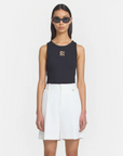 Viktoria and Woods V and W Cut Out Tank Black