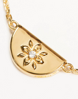 By Charlotte 18k Gold Vermeil Lotus Bracelet
