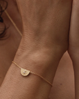 By Charlotte 18k Gold Vermeil Lotus Bracelet