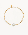 By Charlotte 18k Gold Vermeil Breathe Pearl Bracelet