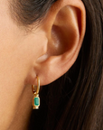 By Charlotte 18k Gold Vermeil Strength Within Hoops