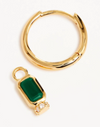 By Charlotte 18k Gold Vermeil Strength Within Hoops