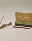 Gentle Habits Brass Wave Incense Holder