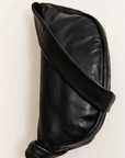 St Agni Soft Crescent Bag Black