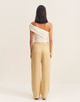 Shona Joy Wellington Elasticated Relaxed Pant Almond
