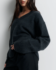 Romy Ingrid Sweater Dark Grey