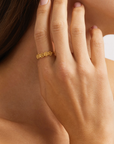 By Charlotte Bloom With Grace Ring 18k Gold Vermeil