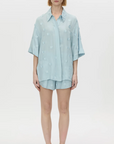 Camilla and Marc Ottilie 2.0 Short Sleeve Shirt Soft Blue