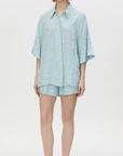 Camilla and Marc Ottilie 2.0 Short Sleeve Shirt Soft Blue