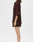 Camilla and Marc Ottilie 2.0 Short Sleeve Shirt Chocolate