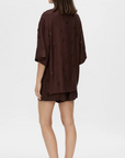 Camilla and Marc Ottilie 2.0 Short Sleeve Shirt Chocolate