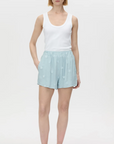 Camilla and Marc Ottilie 2.0 Embroidered Short Soft Blue