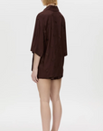 Camilla and Marc Ottilie 2.0 Embroidered Short Chocolate
