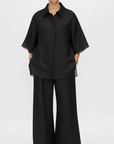 Camilla and Marc Lolani Embroidered Shirt Black