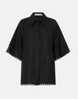 Camilla and Marc Lolani Embroidered Shirt Black