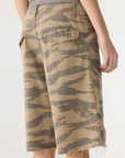 Bassike Camo Utility Cargo Short Camo Print