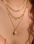 Murkani Loved Always Pendant Necklace Small Gold Plated