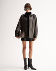 Elka Collective Melton Jacket Chocolate