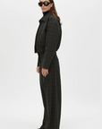Camilla and Marc Casio Cropped Bomber Charcoal