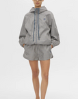 Camilla and Marc Pierce Check Anorak Birch Check