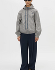 Camilla and Marc Pierce Check Anorak Birch Check