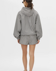 Camilla and Marc Pierce Check Anorak Birch Check