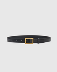 Camilla and marc Sonny Eel Belt Black