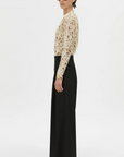 Camilla and Marc Teneva Printed Knit Sweater Spot Print