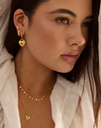 Murkani Love You Small Heart Necklace Gold