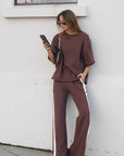 Luna Lane Mason Tee Chocolate