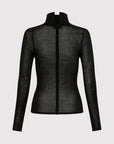 Skin Knit Top Black