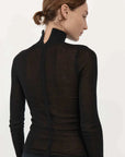 Skin Knit Top Black