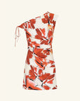 Shona Joy Ember Draped Mini Dress Blooming Blossom