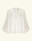 Shona Joy Emory Lace Blouse Ivory
