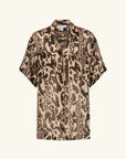 Shona Joy Goldie Short Sleeve Shirt Animal Effect