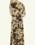 Shona Joy Benny Blouson Maxi Dress Ristretto Butter