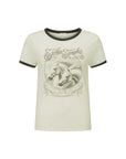 Spell Silver Spring Tee Vintage Cream