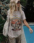 Spell Coco Cantina Biker Tee Taupe