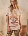 Spell Coco Cantina Biker Tee Taupe